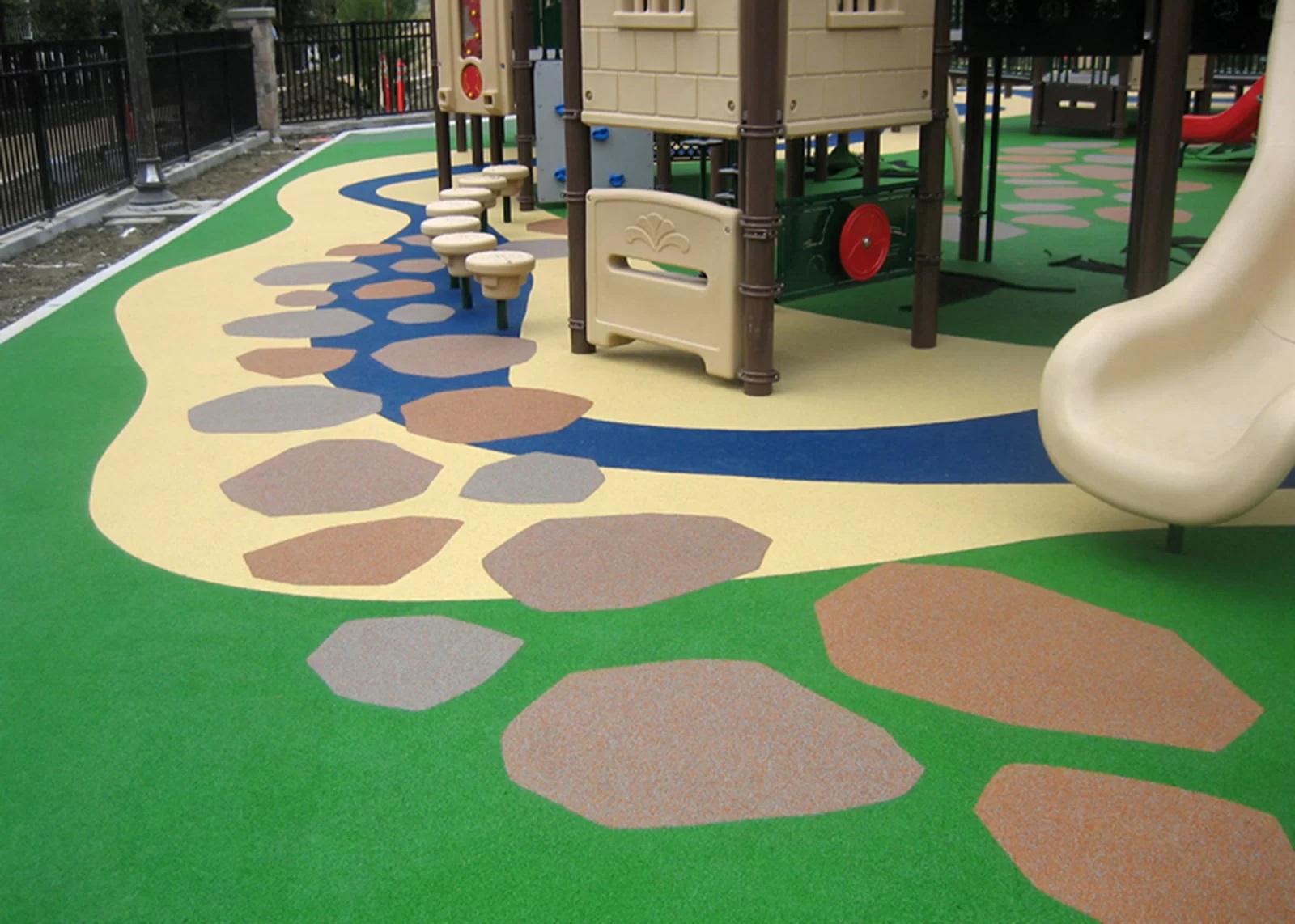 Eco-Safety Rubber Playground Surfacing